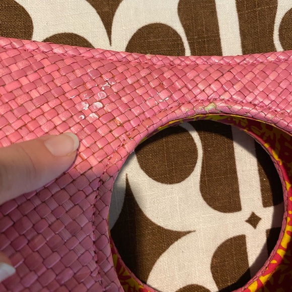 Putu by J. Maclear handbag. Pink Handmade of Natural fiber. EUC - Picture 10 of 12